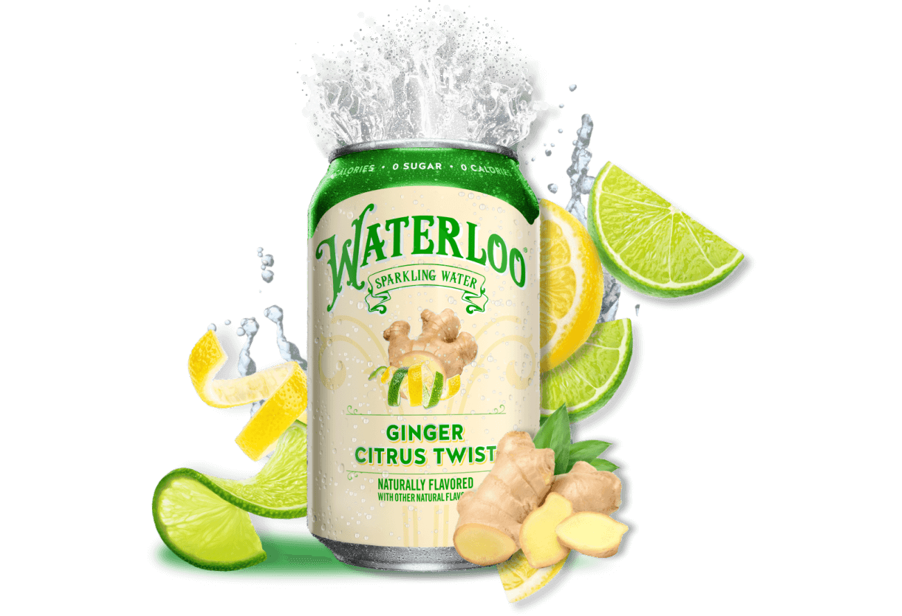 Ginger Citrus Twist Waterloo Sparkling Water