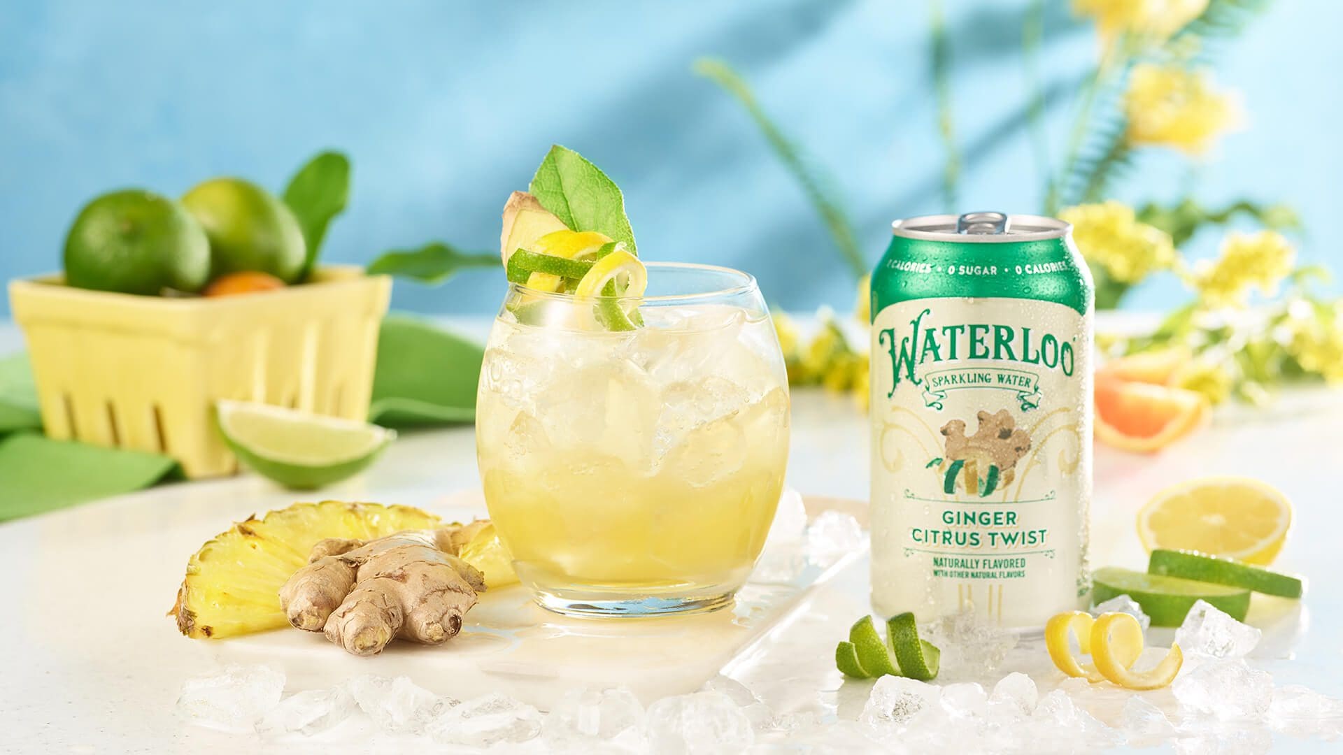 Ginger Citrus Twist Waterloo Sparkling Water